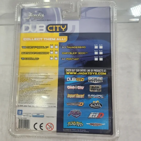 Dub City Oldskool Die-Cast Cars - Purple Chevy & Orange Pontiac - Picture 4 of 5